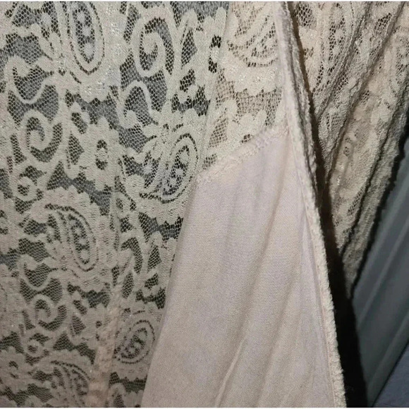 NWT Free People Pearl Lace Long Sleeve Romantic Date Night Mini Dress Women's XS - Picture 6 of 9